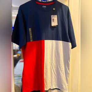 NVY/RED/WHT VOYAGER TEE-for men